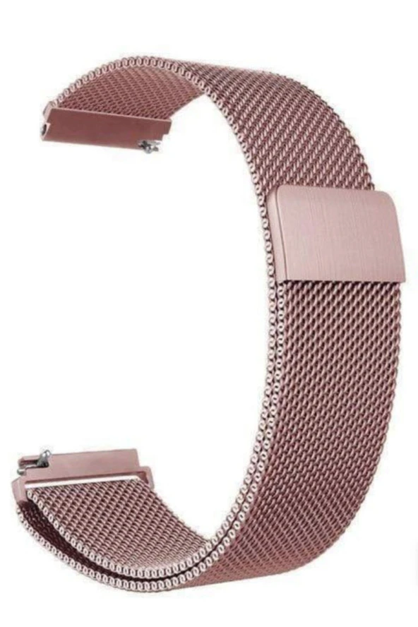 Samsung Galaxy Watch 3 41 Mm(Sm-r850) Için Milanese Metal Kordon Rose ürün görseli 1