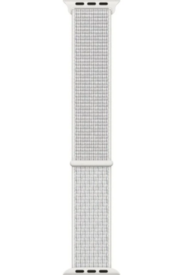 Apple Watch Seri 1 2 3 Için 38 Mm Dokuma Kordon Summit White ürün görseli 1