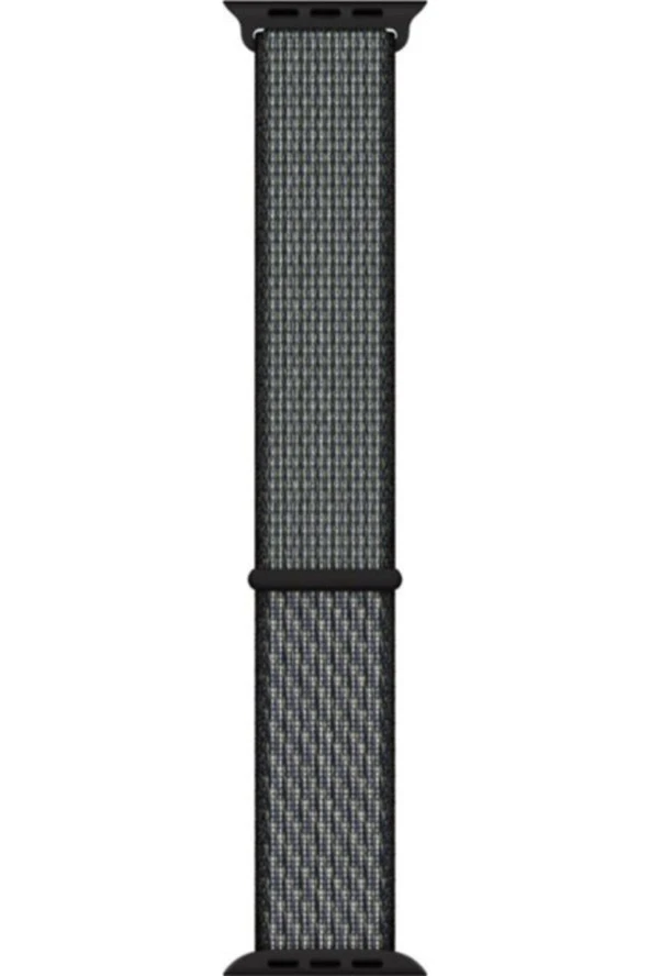 Apple Watch Seri 1 2 3 Için 42 Mm Dokuma Kordon Indigo Mavi\limon Yeşili ürün görseli 1