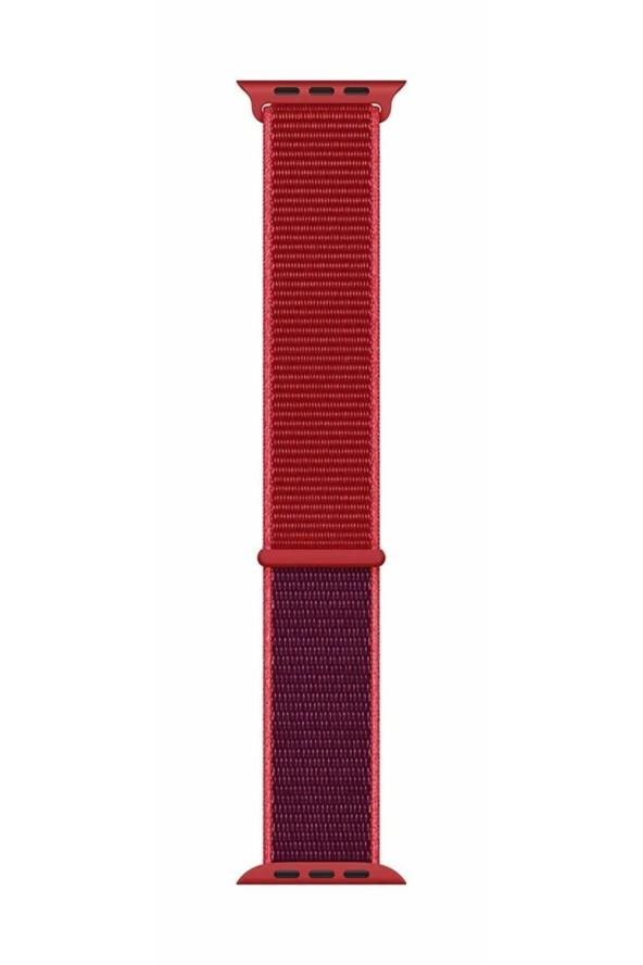 Apple Watch Seri 5 Için 44 Mm Dokuma Kordon Product Red ürün görseli 1