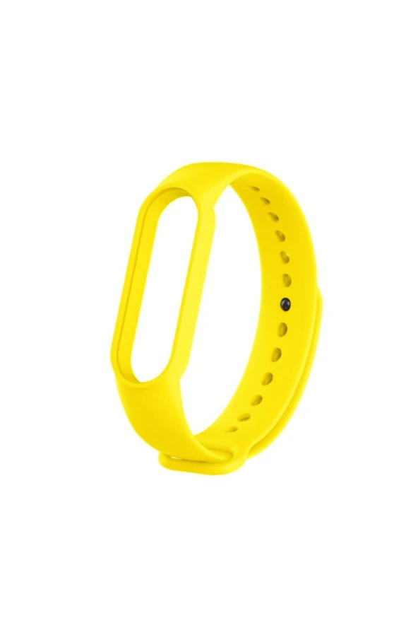 Mi Band 5-6 Için Silikon Kordon Sarı ürün görseli 1