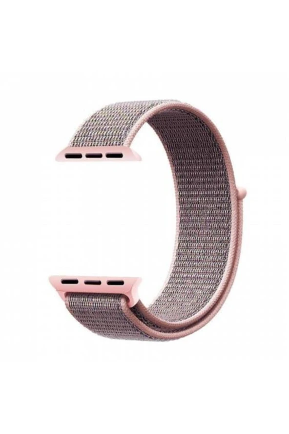 Apple Watch Seri 4 Için 40 Mm Dokuma Kordon Kum Pembe ürün görseli 1