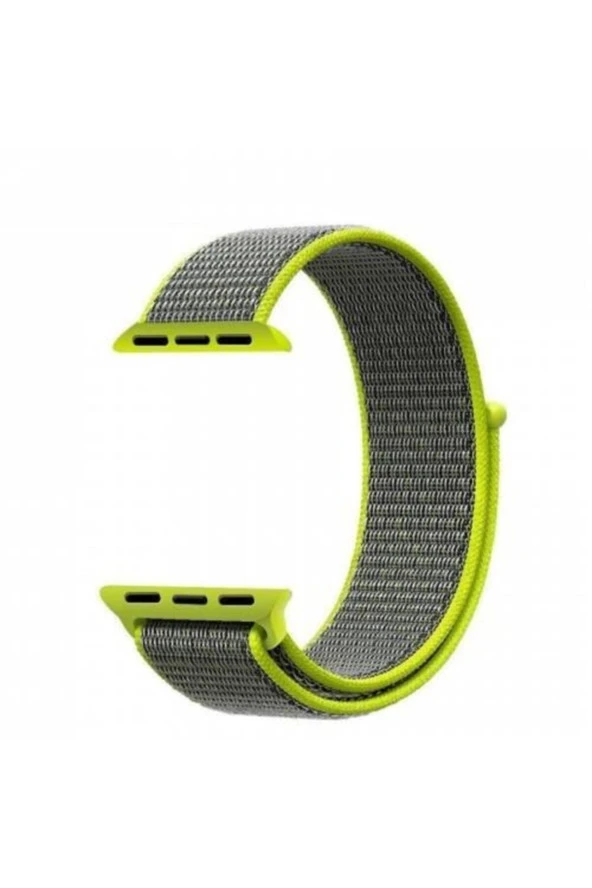 Apple Watch Seri 4 Için 40 Mm Dokuma Kordon Neon Green ürün görseli 1