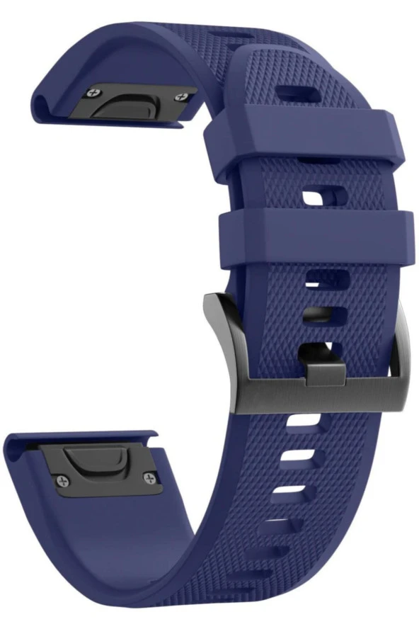 Fenix 6s Için Quick Fit Özellikli Silikon Kordon Lacivert ürün görseli 1