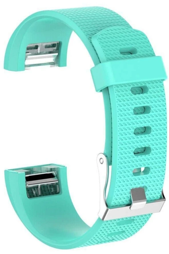 Fitbit Charge 2 Için Large Beden(l Sıze) Silikon Kordon Turkuaz ürün görseli 1