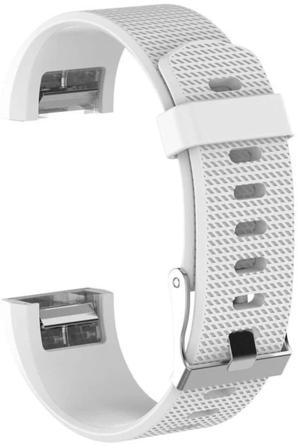 Fitbit Charge 2 Için Small Beden(s Sıze) Silikon Kordon Beyaz ürün görseli 1