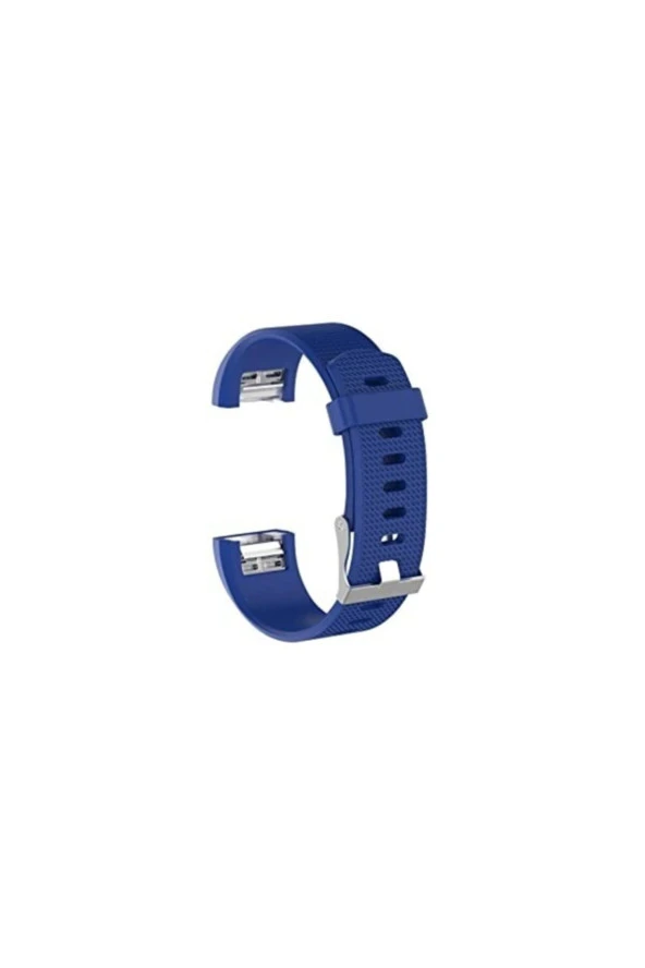 Fitbit Charge 2 Için Large Beden(l Sıze) Silikon Kordon Koyu Mavi ürün görseli 1