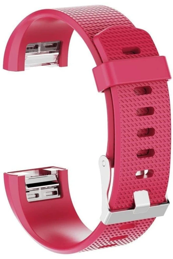 Fitbit Charge 2 Için Small Beden(s Sıze) Silikon Kordon Fuşya ürün görseli 1