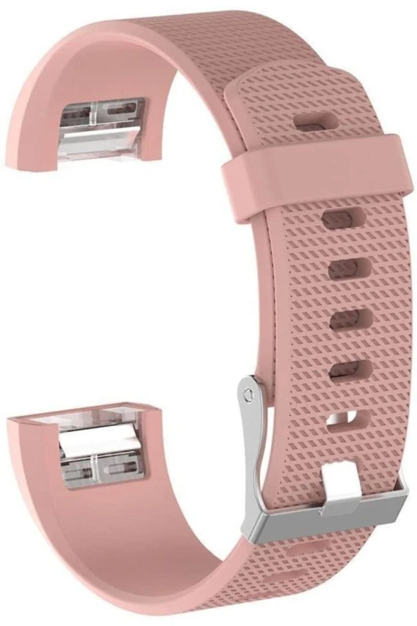 Fitbit Charge 2 Için Small Beden(s Sıze) Silikon Kordon Pembe ürün görseli 1