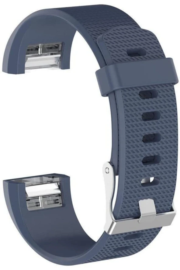 Fitbit Charge 2 Için Large Beden(l Sıze) Silikon Kordon Füme ürün görseli 1