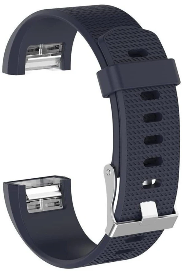 Fitbit Charge 2 Için Small Beden(s Sıze) Silikon Kordon Lacivert ürün görseli 1