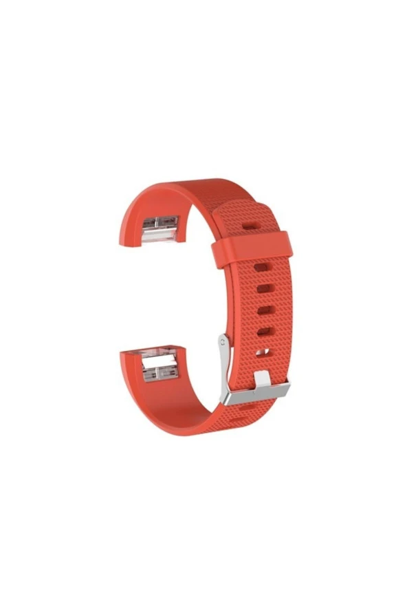 Fitbit Charge 2 Için Large Beden(l Sıze) Silikon Kordon Koyu Kırmızı ürün görseli 1