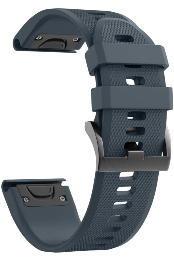 Fenix 6s Sapphire Için Quick Fit Özellikli Silikon Kordon Füme ürün görseli 1