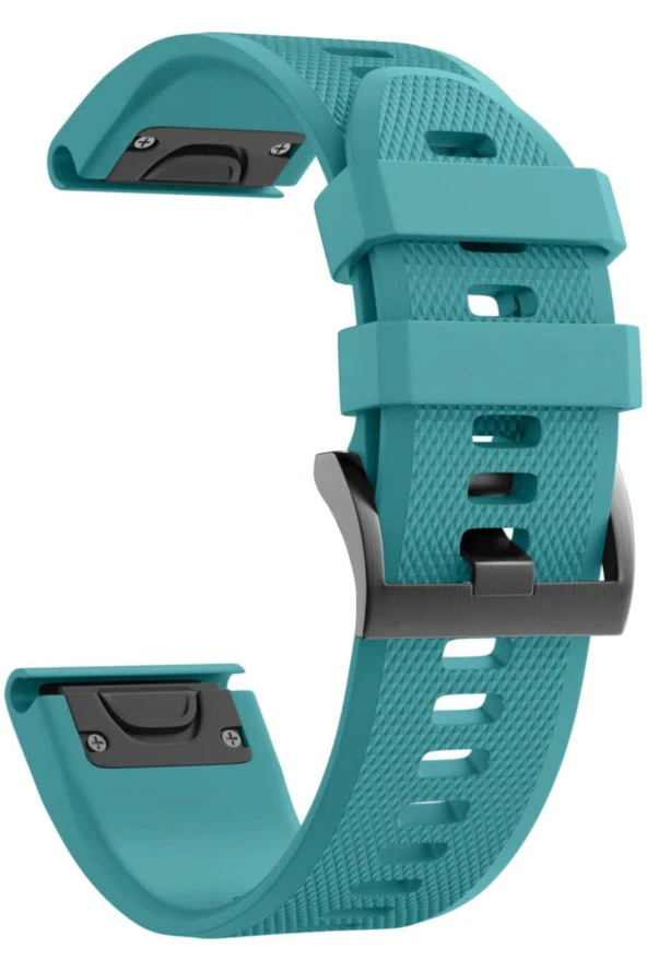 Fenix 6s Pro Için Quick Fit Özellikli Silikon Kordon Rock Blue ürün görseli 1