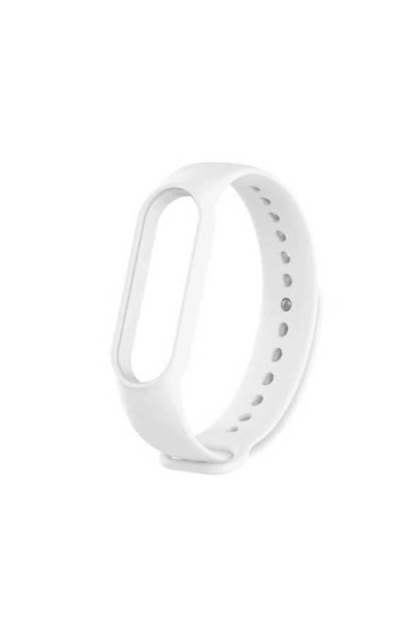 Mi Band 5-6 Için Silikon Kordon Beyaz ürün görseli 1