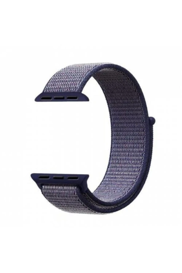 Apple Watch Seri 1 2 3 Için 38 Mm Dokuma Kordon Gece Mavisi ürün görseli 1