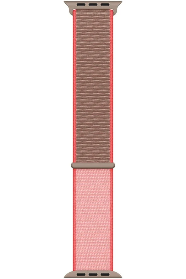Apple Watch Seri 4 Için 44 Mm Dokuma Kordon Neon Pembe ürün görseli 1