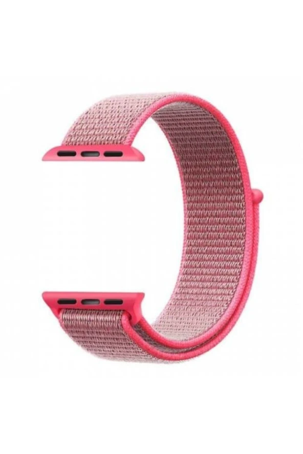 Apple Watch Seri 1 2 3 Için 42 Mm Dokuma Kordon Pembe ürün görseli 1
