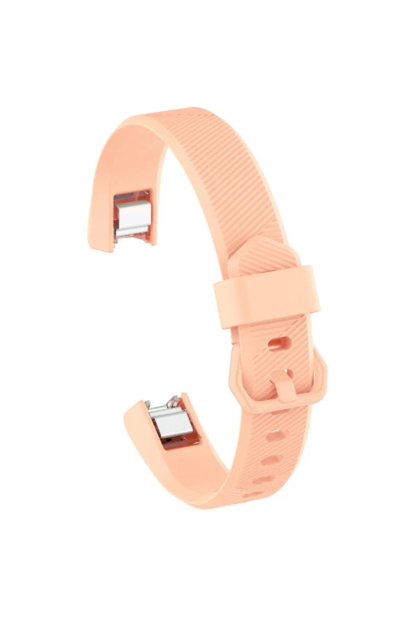 Fitbit Alta Hr Uyumlu Large Beden(L SIZE) Tokalı Silikon Kordon Somon ürün görseli 1