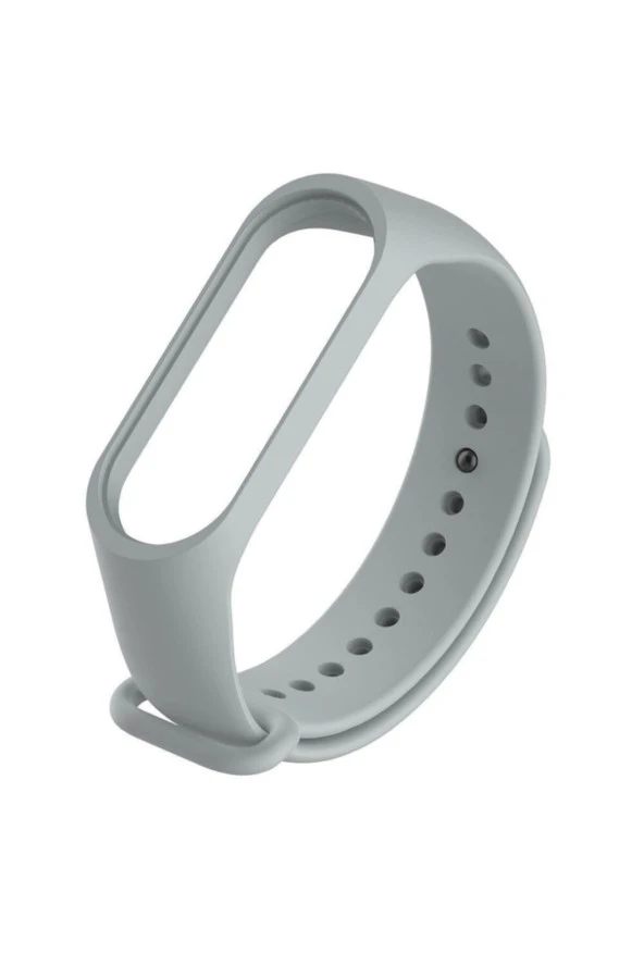 Xiaomi Mi Band 3 Için Gri Silikon Kordon Kayış ürün görseli 1