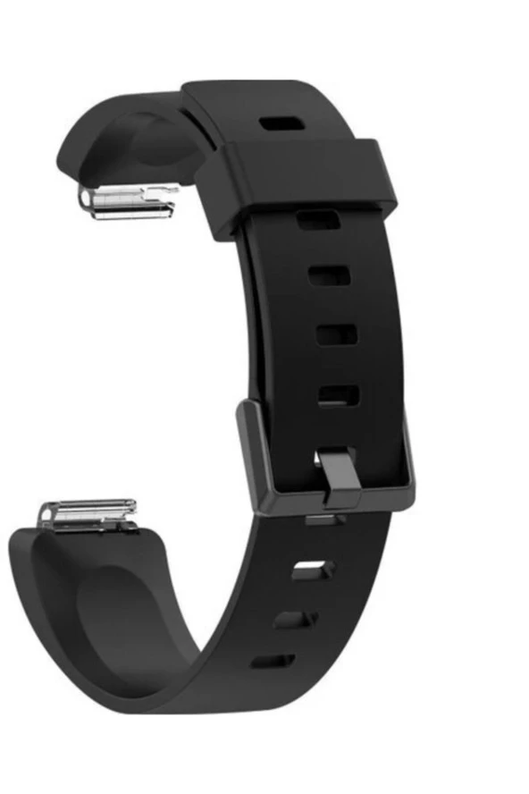Fitbit Inspıre Large Beden(l Sıze) Uyumlu Silikon Kordon Siyah ürün görseli 1