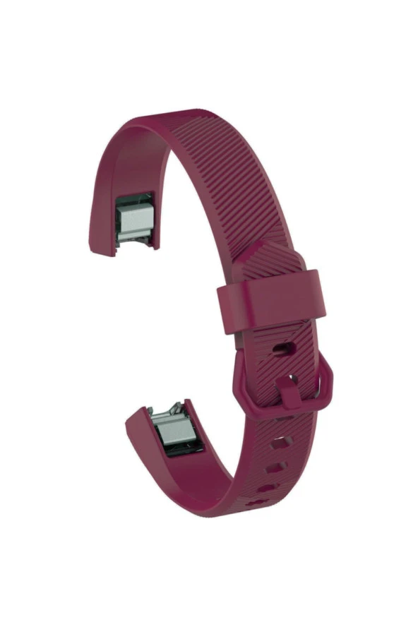 Fitbit Alta Uyumlu Small Beden(S SIZE) Tokalı Silikon Kordon Bordo ürün görseli 1