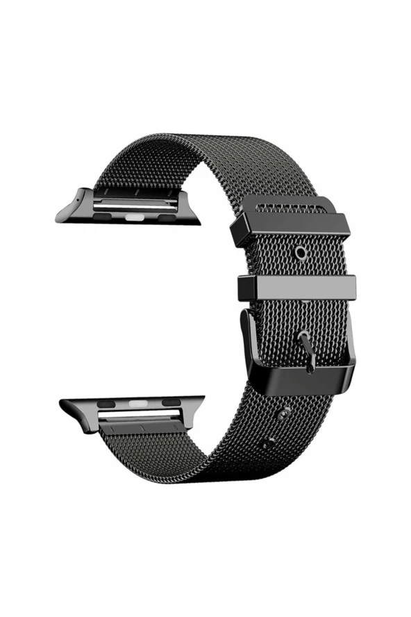 Apple Watch Için 42-44 Mm Siyah Metal Hasır Kordon ürün görseli 1