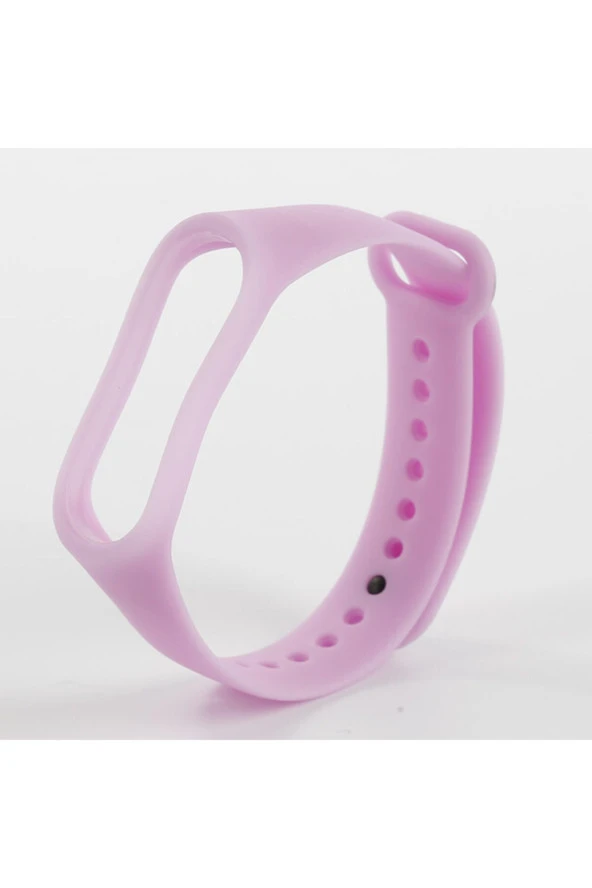 Mi Band 4 Için Fosforlu Silikon Kordon Lila ürün görseli 1