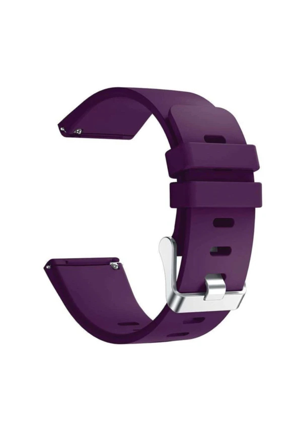 Fitbit Versa Fb504 Için Large Beden (L SIZE) Silikon Kordon Mor ürün görseli 1