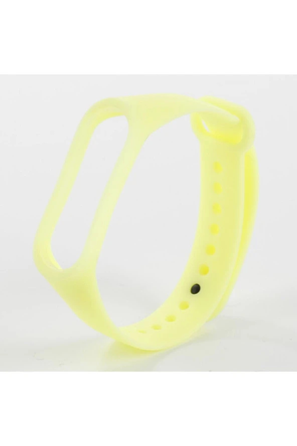 Xiaomi Mi Band 4 Için Sarı Fosforlu Silikon Kordon ürün görseli 1
