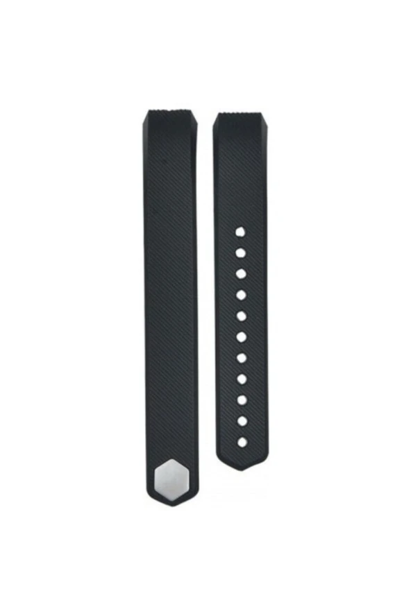 Fitbit Ace Uyumlu Large Beden(l Sıze) Silikon Kordon Siyah ürün görseli 1