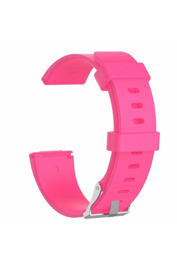 Fitbit Versa Fb504 Için Large Beden (L SIZE) Silikon Kordon Pembe ürün görseli 1