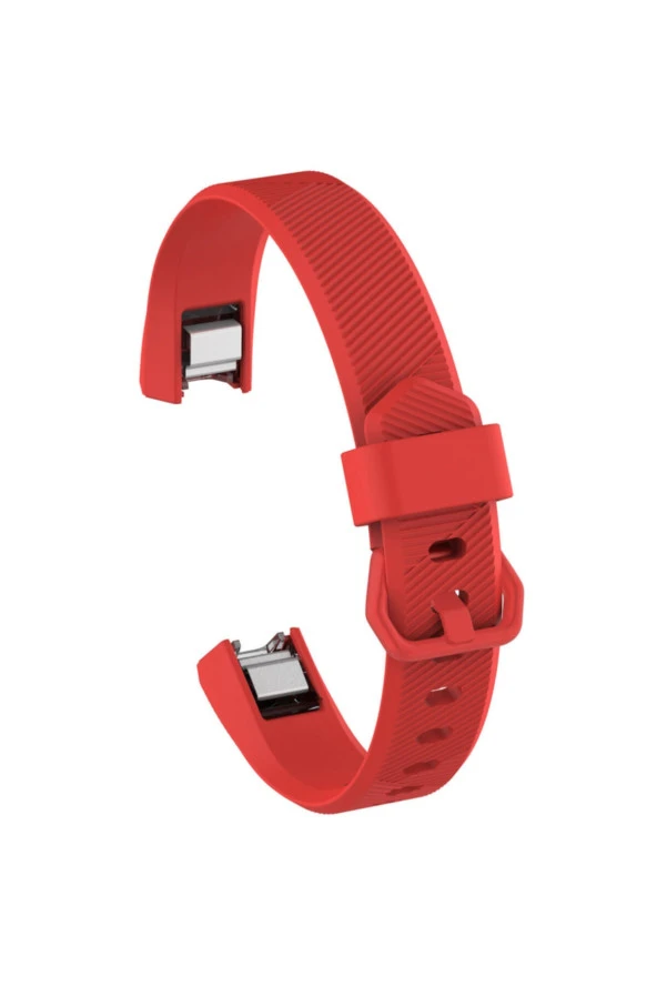 Fitbit Alta Uyumlu Small Beden(S SIZE) Tokalı Silikon Kordon Kırmızı ürün görseli 1