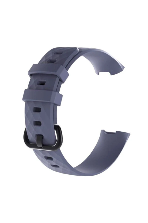 Fitbit Charge 3 Için Large Beden (l Sıze) Silikon Kordon Lila ürün görseli 1