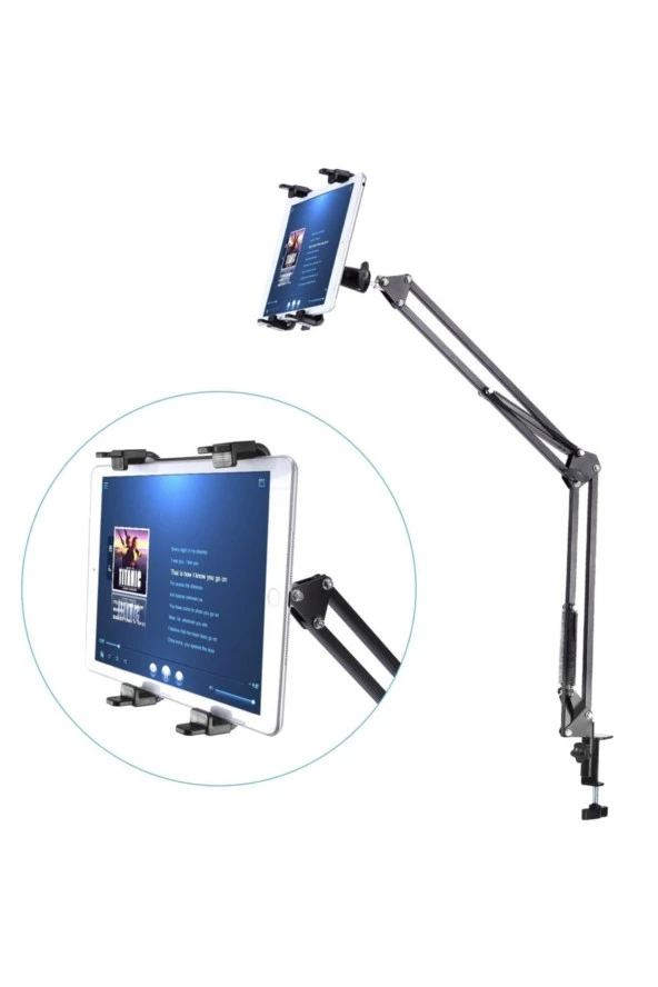 Huawei Mediapad M5 Uyumlu Metal Masa Tutucu ürün görseli 1