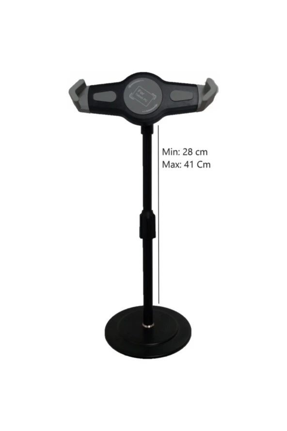 Diyagonal Masaüstü Tablet Tripod Tutucu ürün görseli 1