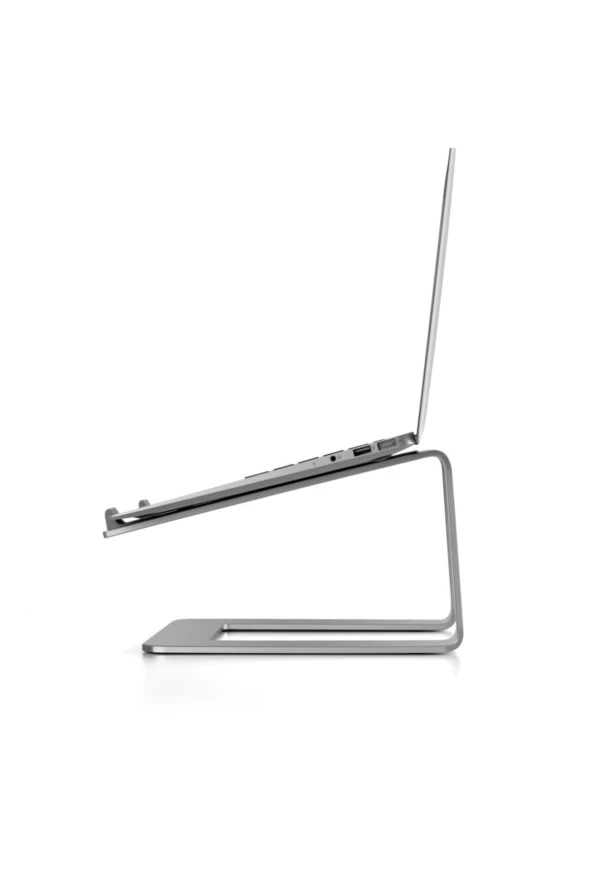 Macbook Uyumlu Metal Aliminyum Stand - Resim 2