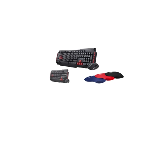 Kablosuz Klavye Mouse Set - Bilek Destekli Mouse Pad ürün görseli 1