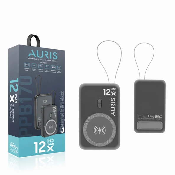 AURIS ARS-PB170 Portable Mobile Power Series ürün görseli 1