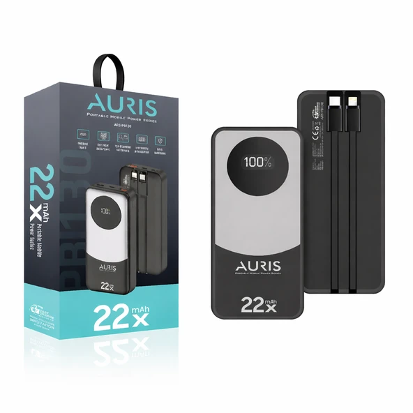 Auris ARS-PB130 22.000 mAh Powerbank ürün görseli 1