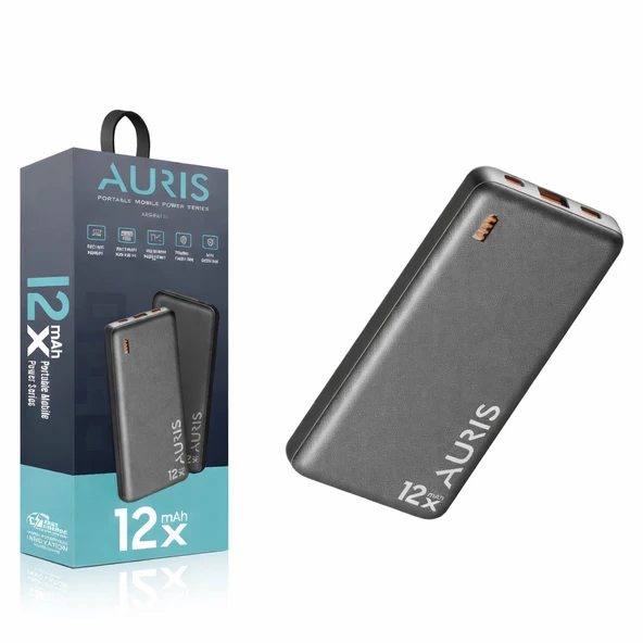Auris ARS-PB110 12.000 mAh Powerbank ürün görseli 1