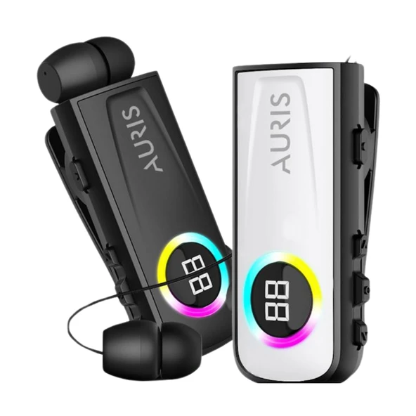 Auris ARS-BT27 5.3 Wireless Makaralı Yaka Klipsli Motorcu Kulaklığı ürün görseli 1