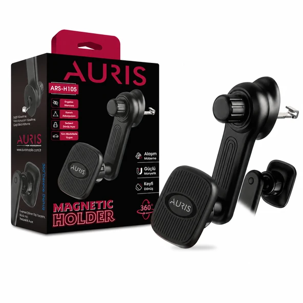 AURIS ARS-H105 Mıknatıslı Araç İçi Telefon Tutucu ürün görseli 1