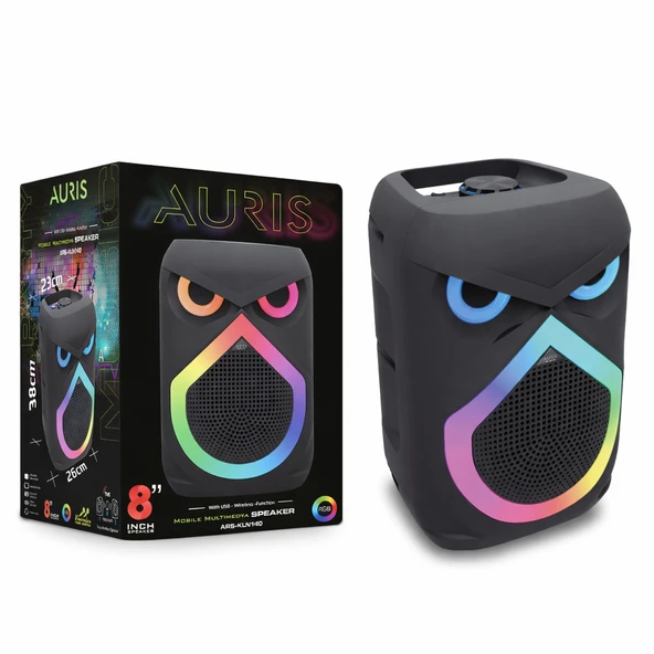 AURIS ARS-KLN140 8 İnç TWS Özellikli Mobil Multimedya Speaker ürün görseli 1
