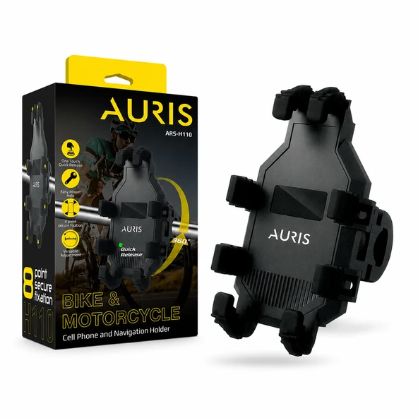 AURIS ARS-H110 Bisiklet ve Motosiklet Telefon Tutucu ürün görseli 1