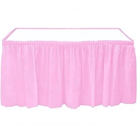 Metalize Masa Eteği -Pembe Renk ürün görseli 1