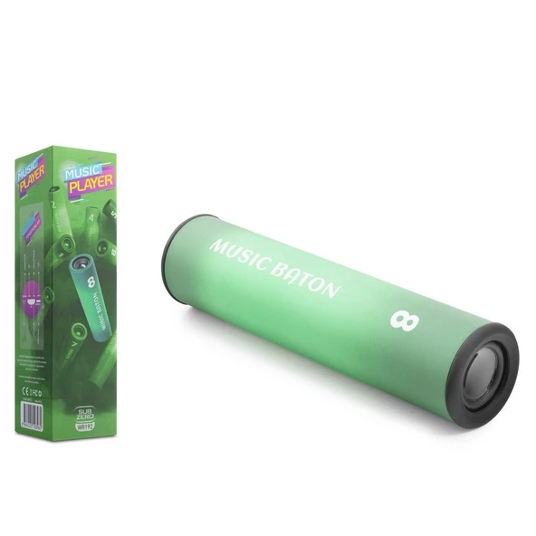 Subzero WR192 Music Baton Taşınabilir Hoparlör Music Player Yeşil ürün görseli 1
