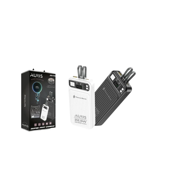 AURIS ARS-Y310 22.000 mAh 22.5W Powerbank ürün görseli 1