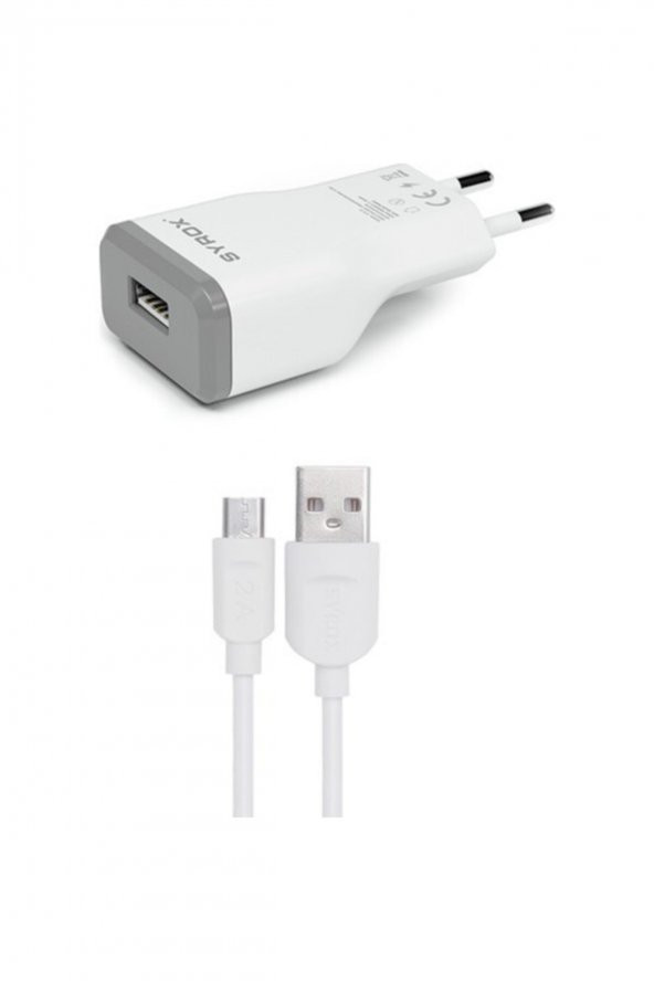Syrox J15 Micro Usb Şarj Aleti 2.0 Amper ürün görseli 1