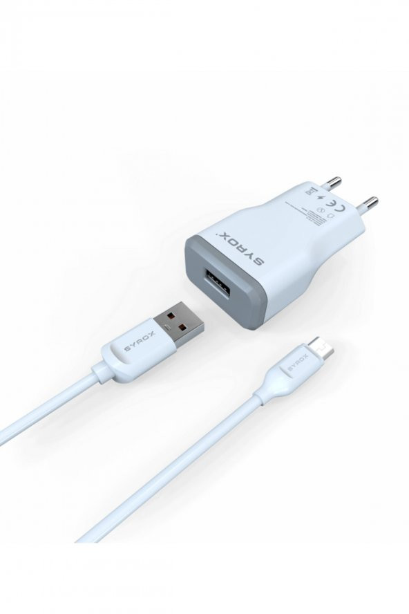 Syrox J15 Micro Usb Şarj Aleti 2.0 Amper ürün görseli 1